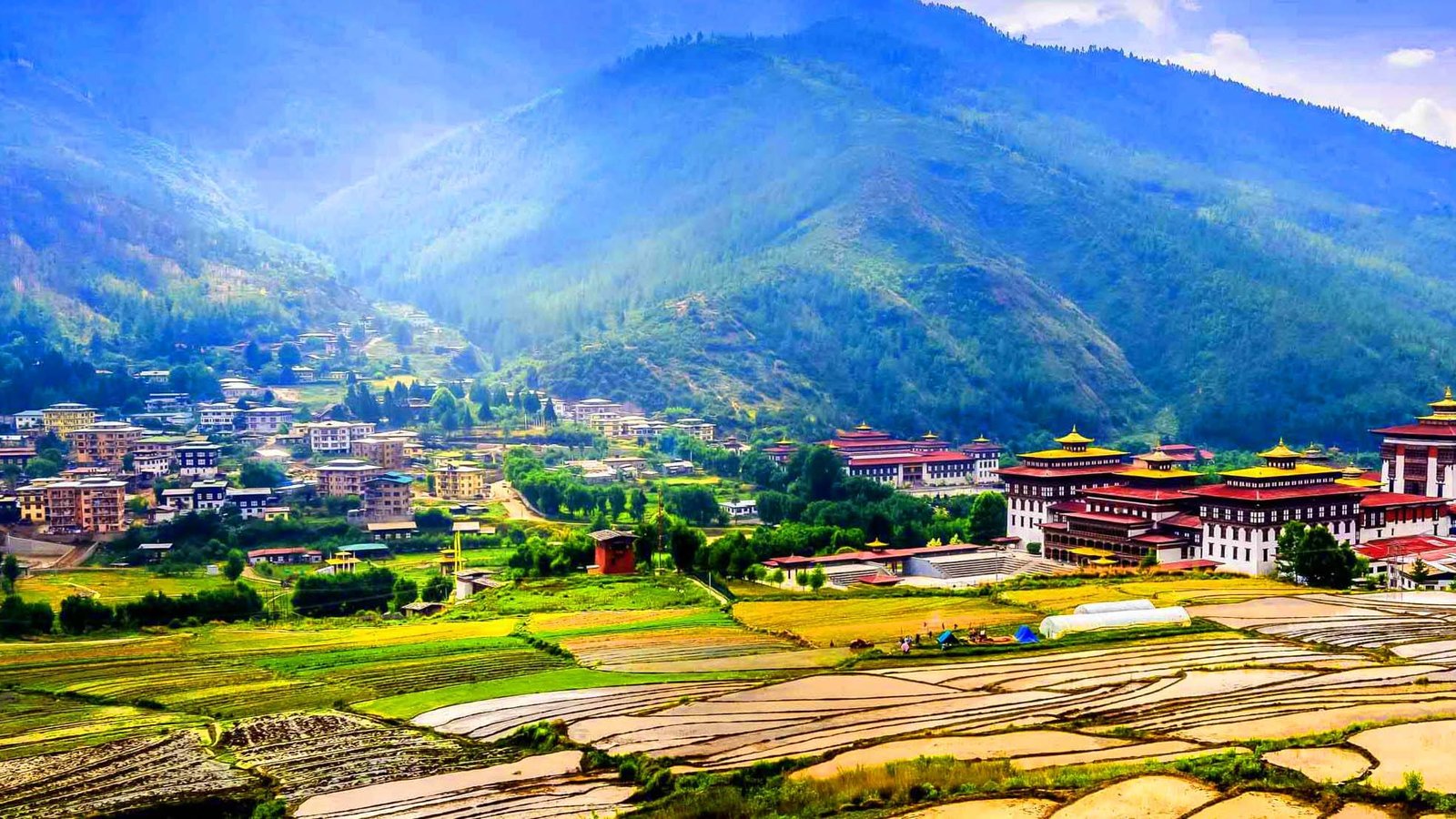Memorial Chorten Thimphu Buddhist stupa